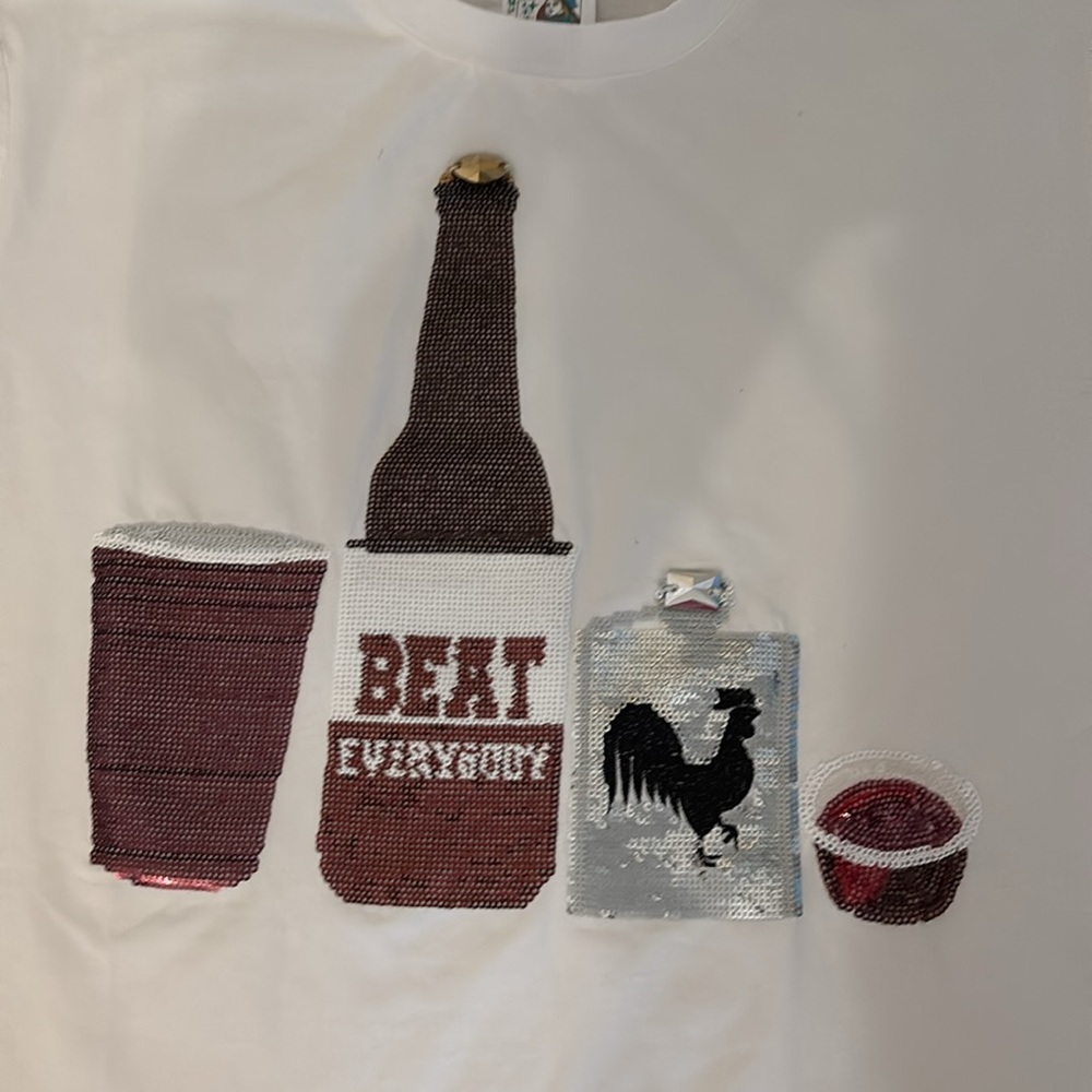 Queen of Sparkles Gamecock Gameday Drink Tee - Picture 2 of 3